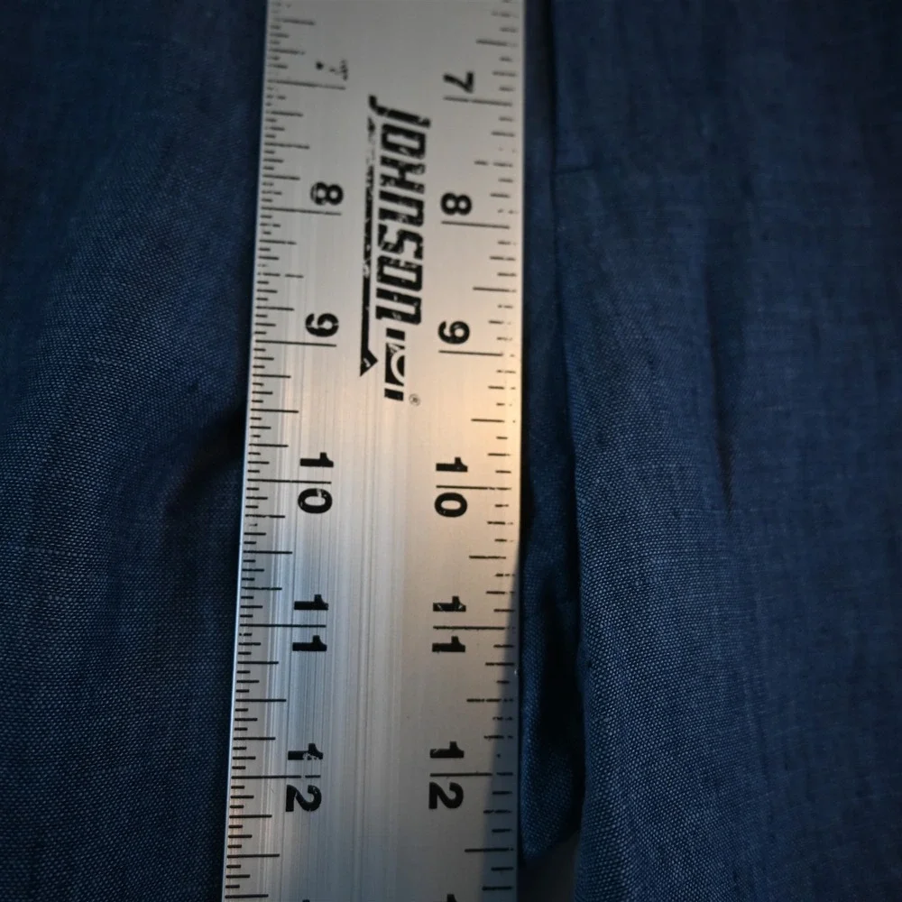 Banana Republic 32x32 Blue 100% Linen‎ 581140 Slim Dress Mens Pants